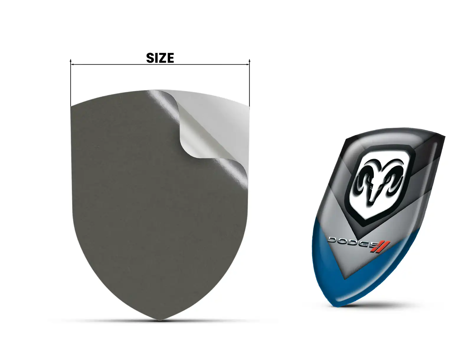 Dodge Auto Badge Performance Max Stylish Pro Durable